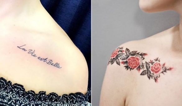 Collarbone Tattoos