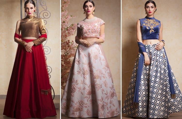 The Crop Top Lehengas