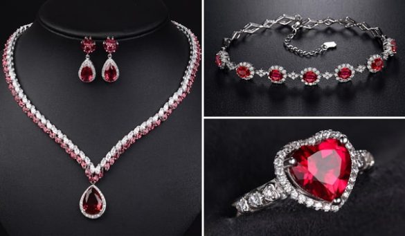 How To Style Ruby Jewelry