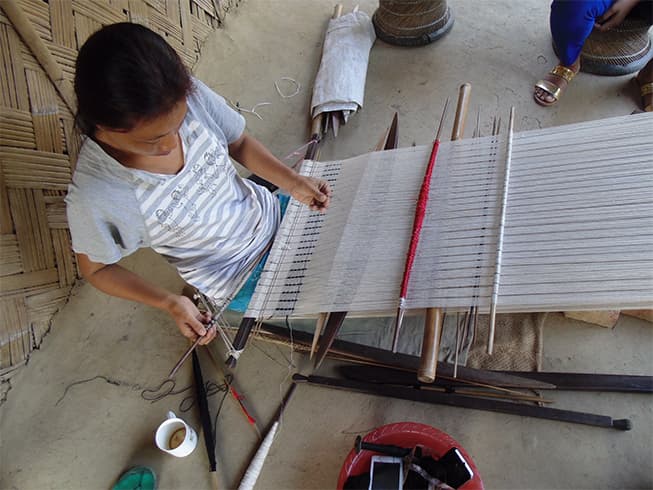 Jenjum Gadi from Arunachal Pradesh will showcase textiles by Loinloom artisans