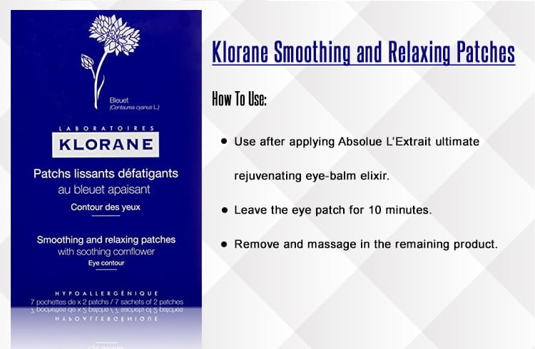 Klorane Smoothing and Relaxing Patches
