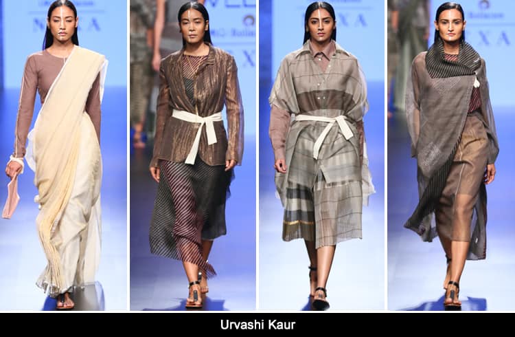 Urvashi Kaur at Lakmé Fashion Week summer resort 2018