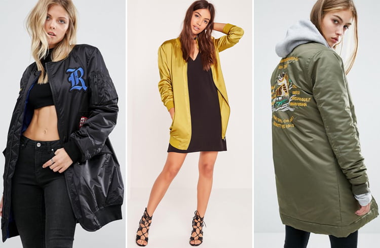 Longline Bomber Jackets