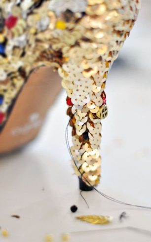 Embellishing Shoes at Home