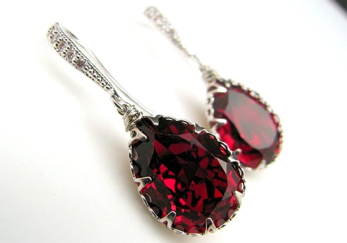 Ruby Earrings