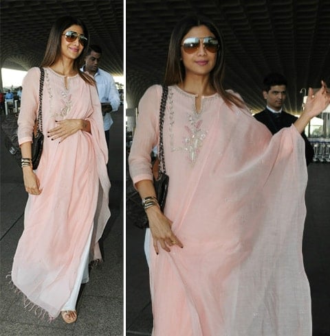 Shilpa Shetty Airport Style