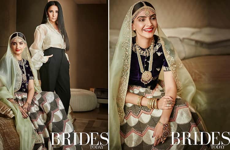 Sonam Kapoor and Anamika Khanna on Brides Today India