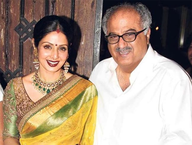 Sridevi and Boney Kapoor