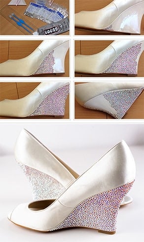 How To Put Rhinestones On Shoes