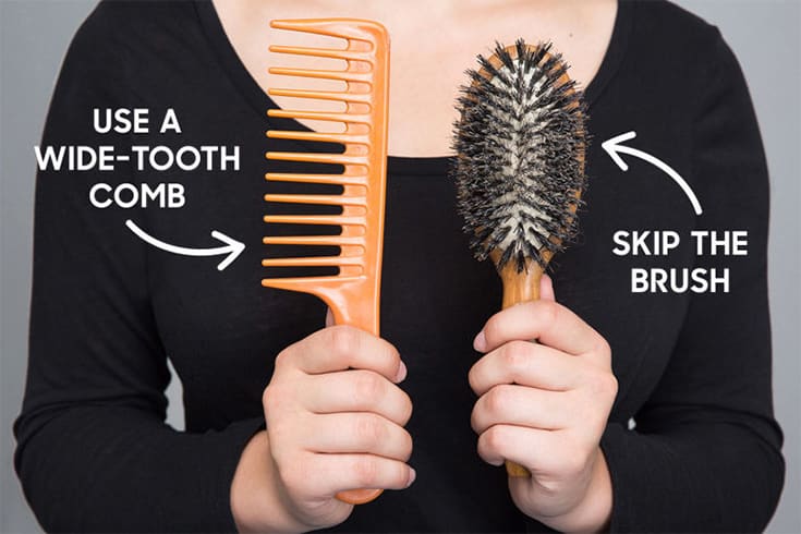 Use Wide Tooth Comb