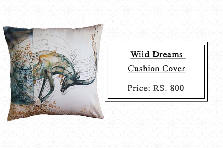 Wild Dreams Cushion Cover by Shruti Nelson