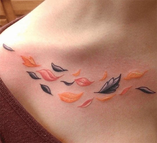 Collarbone Tattoo Designs