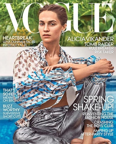 Alicia Vikander for Vogue US