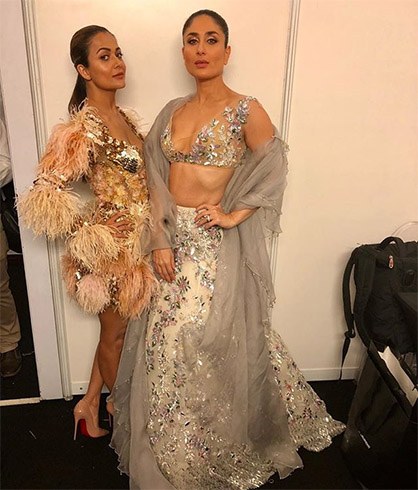 Amrita Arora and Kareena Kapoor