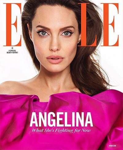 Angelina Jolie for Elle US