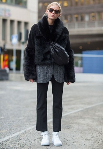 Best Ways To Wear a Cropped Faux Fur Coat