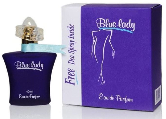Blue Lady Perfume EDP 40ml with Free Deo Spray