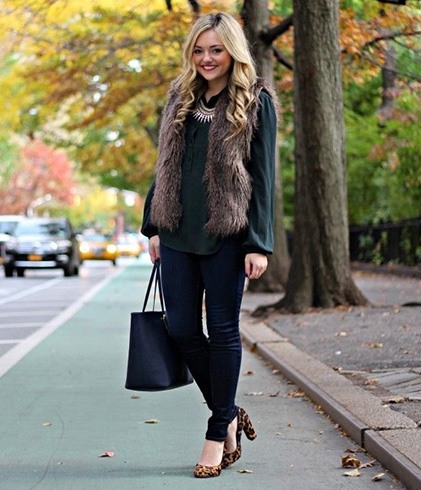 Cropped Faux Fur Coats