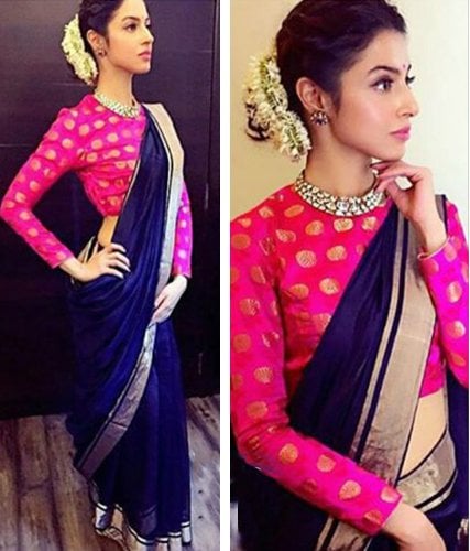 Divya Khosla Kumar in traditional saree