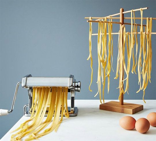 Pasta Machine And Drying Rack