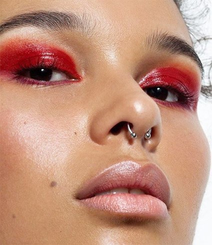 7 to Wear Red Eyeshadow to Look and Sick