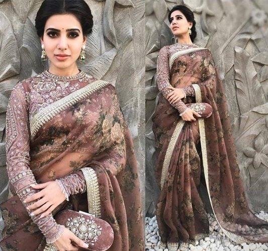 Samantha in Sabyasachi Fashion