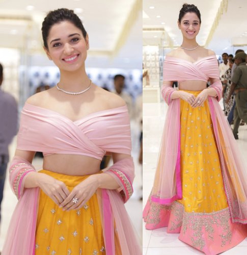 Tamannaah Bhatia With Anita Dongre Fashion