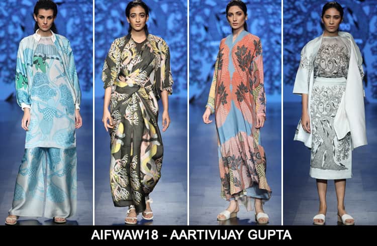 Aarthi Vijay Gupta at AIFWAW 2018