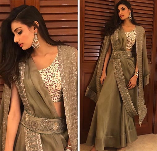 Athiya Shetty in Anamika Khanna outfit
