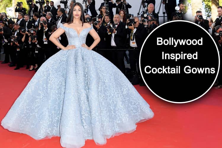 Bollywood Inspired Cocktail Gowns