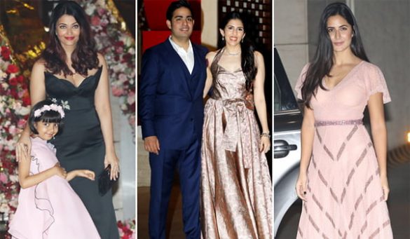 Celebities at Ambanis Post Engagement Party