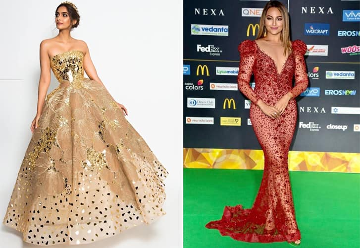 Celebrities Inspired Cocktail Gowns