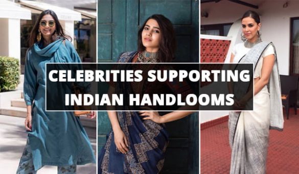 Celebrities Supporting Indian Handlooms