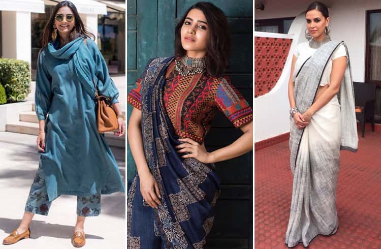 Celebrities Supporting Indian Handlooms