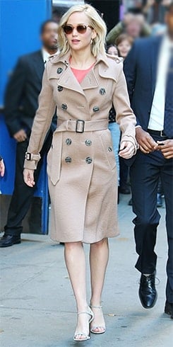 Celebrities in Camel Coats