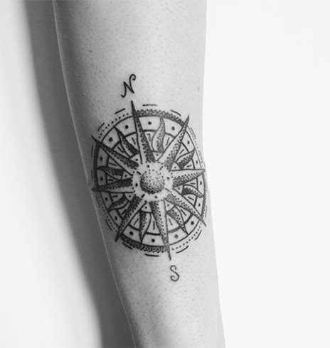 Compass Tattoo