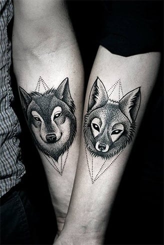 Couple Animal Tattoo
