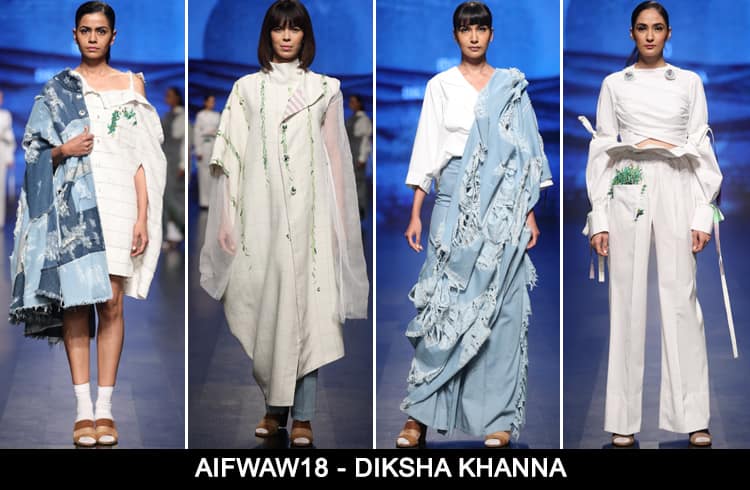 Diksha Khanna at AIFWAW 2018