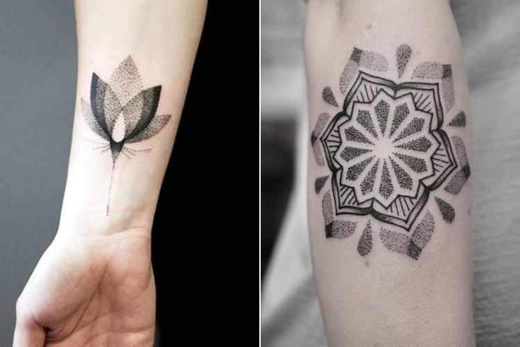 100 Dotwork Tattoo Designs For Men  Intricate Pattern Ink Ideas