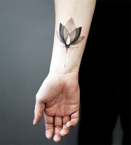 Dots As Tulip Tattoo