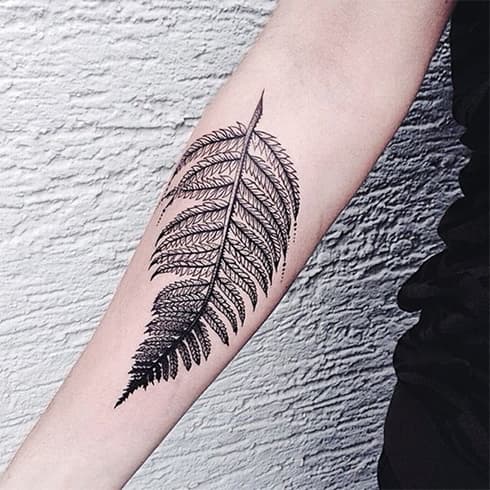 Fern Leaf Tattoo