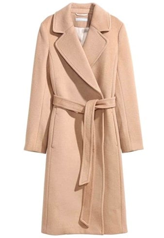 H and M Camel Coat