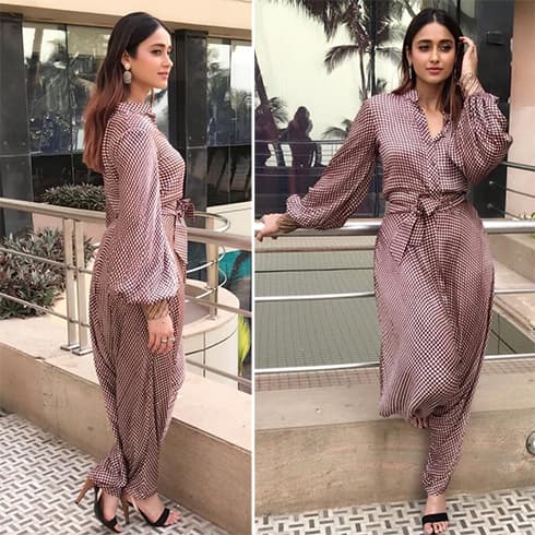 Ileana D’Cruz in Punit Balana jumpsuit