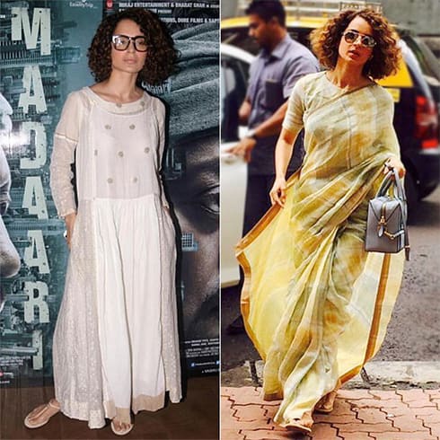 Kangana Ranaut in Handloom