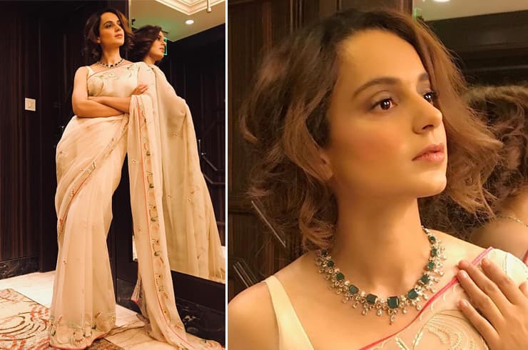 Kangana Ranaut in sari