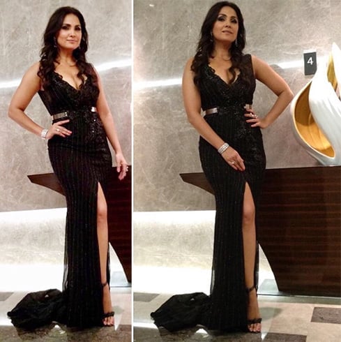 Lara Dutta in Black