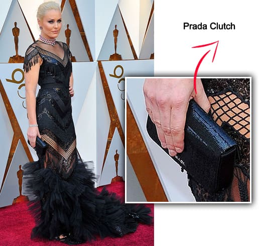 Lindsey Vonn Prada Clutch