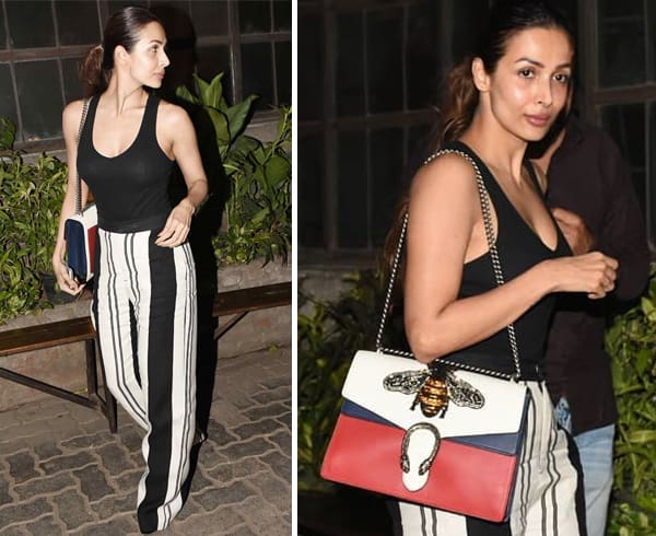 Malaika Arora in Stripes Pant