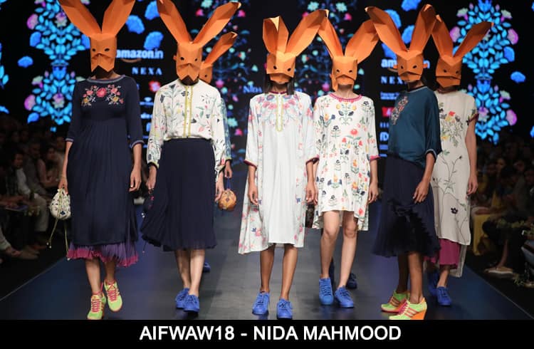 Nida Mahmood at AIFWAW 2018