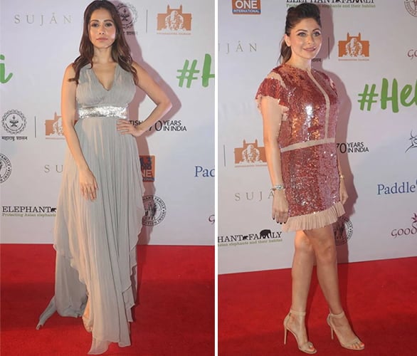 Nushrat Bharucha and Kanika Kapoor At Help The Haathi Event